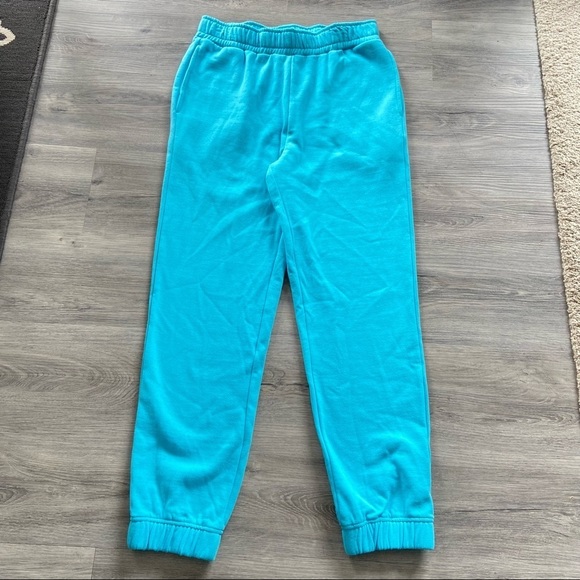 AFRM Tazo Light Blue Fleece Women's Sweatpants - Picture 3 of 11